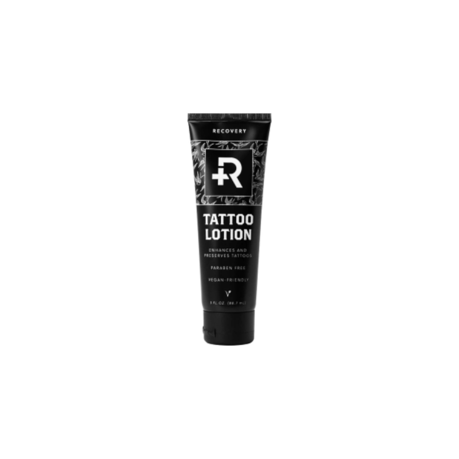 Soin Tattoo - Recovery Tattoo Lotion - Lotion pour les soins de tatouage hydratante et apaisante végan 88,7g