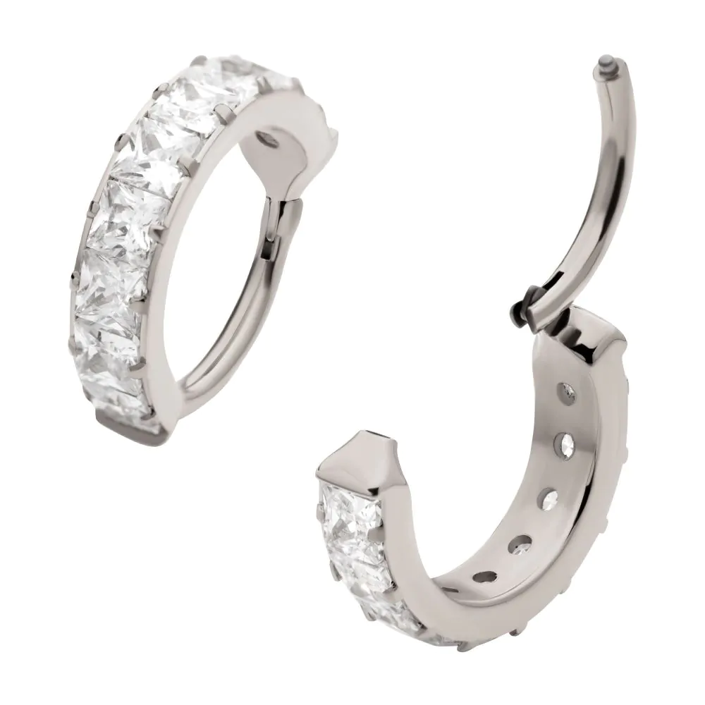 Piercing Anneau - Titane F136 Gamme Invictus - Anneau 6 avec fermeture à charnière 1 x 8 mm*