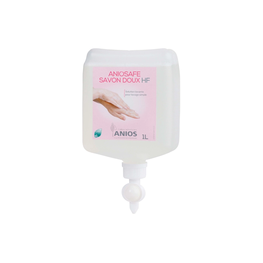 Savon Doux Tattoo - Aniosafe Savon Doux HF Airless - Savon pour le lavage des mains 1L