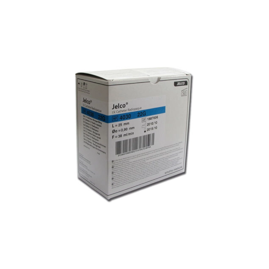 Jelco Cathéter Piercing - Boîte de 50 cathéters double biseau pour pierceur