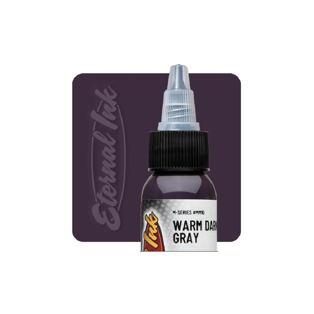 Eternal Ink M Series Warm Dark Grey - Encre artistique pour entrainement tatouage NON REACH