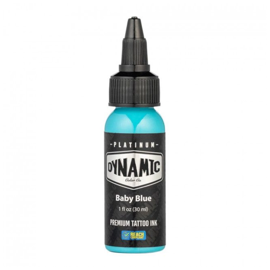 Encre Tattoo Bleu - Dynamic Color Platinum Baby Blue - Melange pour le tatouage encre REACH 30 ml