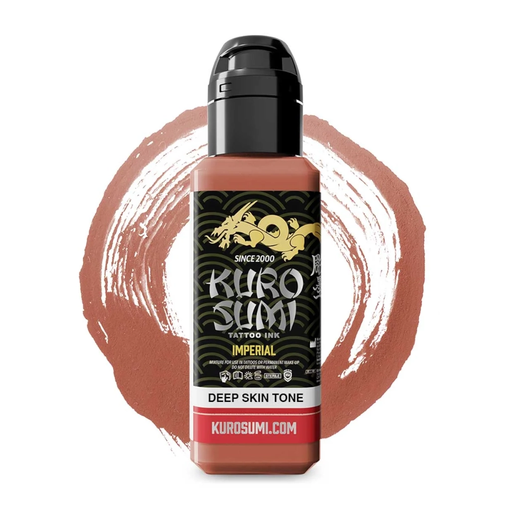 Encre Kuro Sumi Deep Skin Tone - Mélange pour le tatouage encre REACH