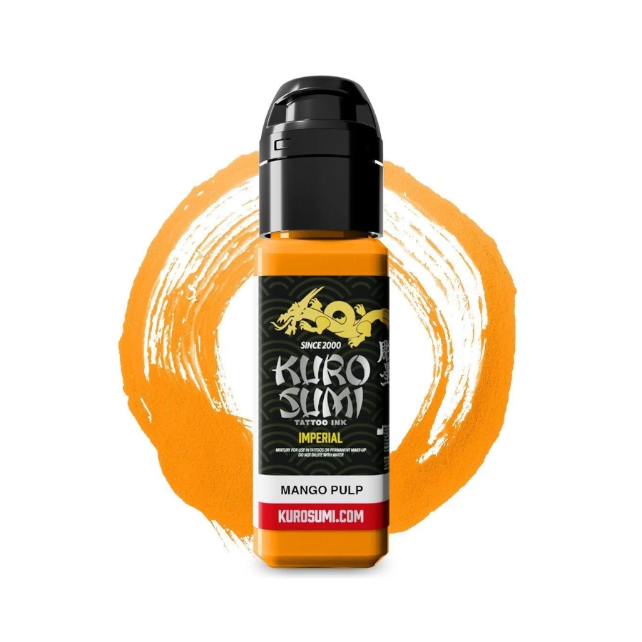 Encre Tatouage Jaune - Kuro Sumi Impérial Mango Pulp - Mélange pour le tatouage encre reach
