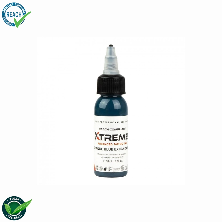Xtreme Ink Opaque Blue Extra Dark - Mélange pour le tatouage encre REACH 30ml