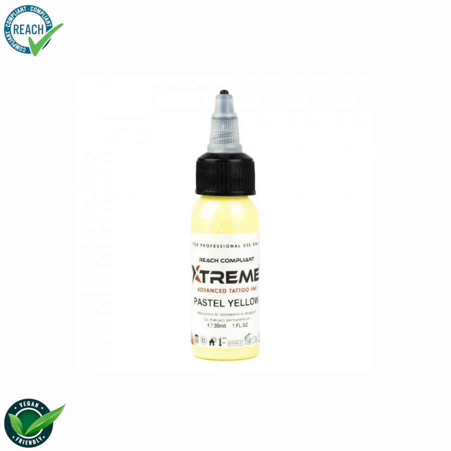 Xtreme Ink Pastel Yellow - Mélange pour le tatouage encre REACH 30ml