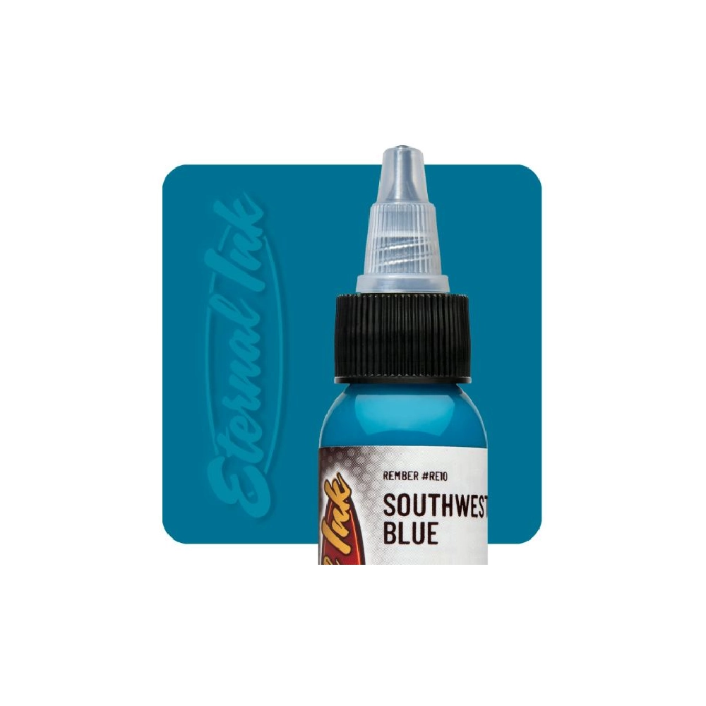 Eternal Ink Rember Southwest Blue - Encre artistique pour entraînement tatouage NON REACH