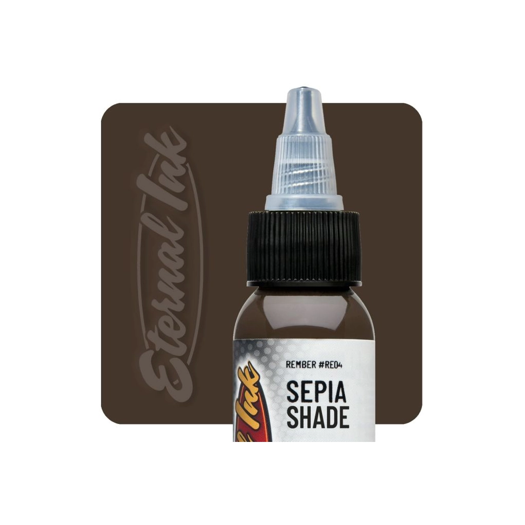 Eternal Ink Rember Sepia Shade - Encre artistique pour entraînement tatouage NON REACH