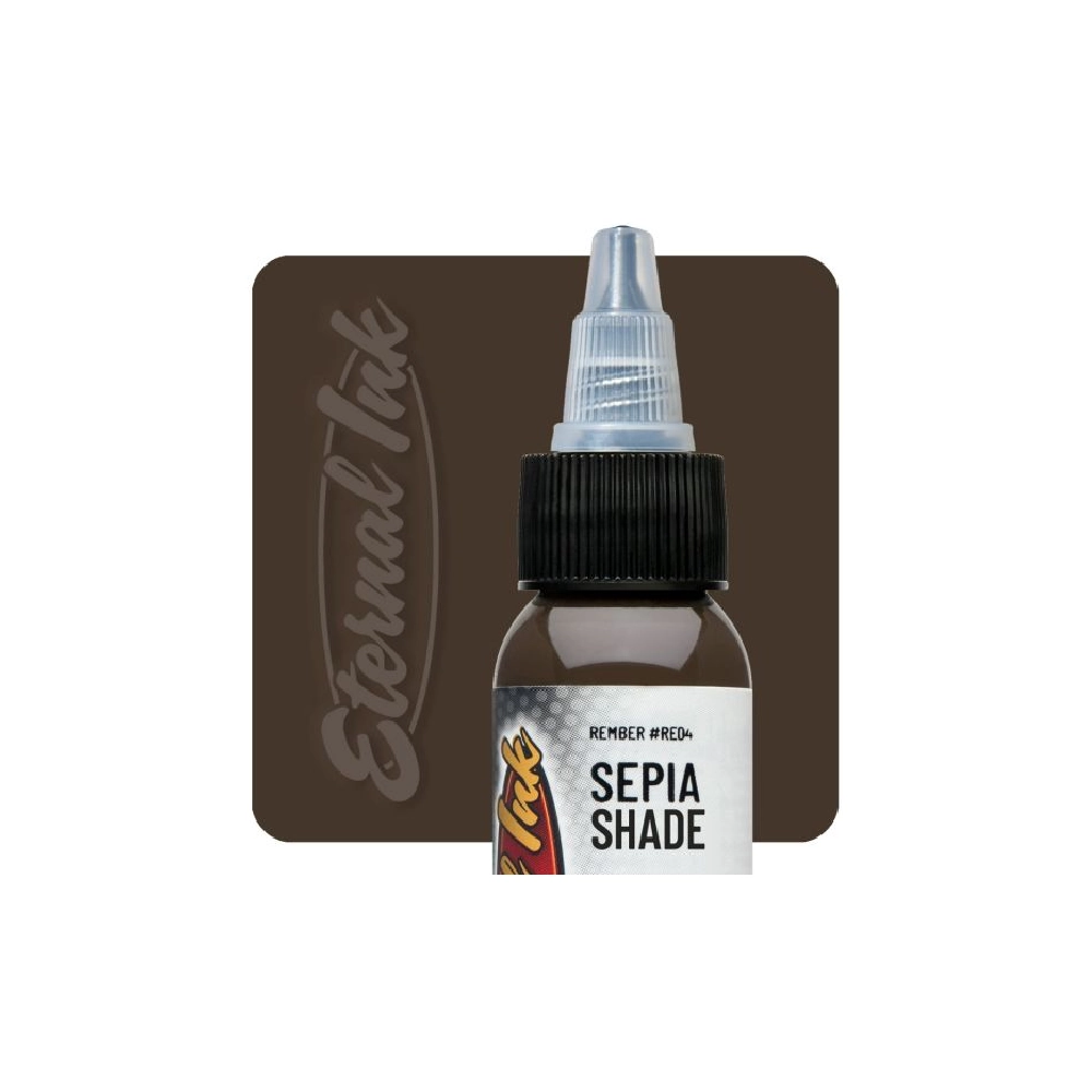 Eternal Ink Rember Sepia Shade - Encre artistique pour entraînement tatouage NON REACH