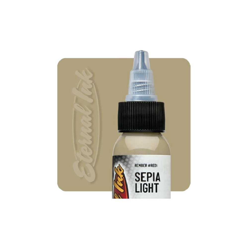 Eternal Ink Rember Sepia Light - Encre artistique pour entraînement tatouage NON REACH