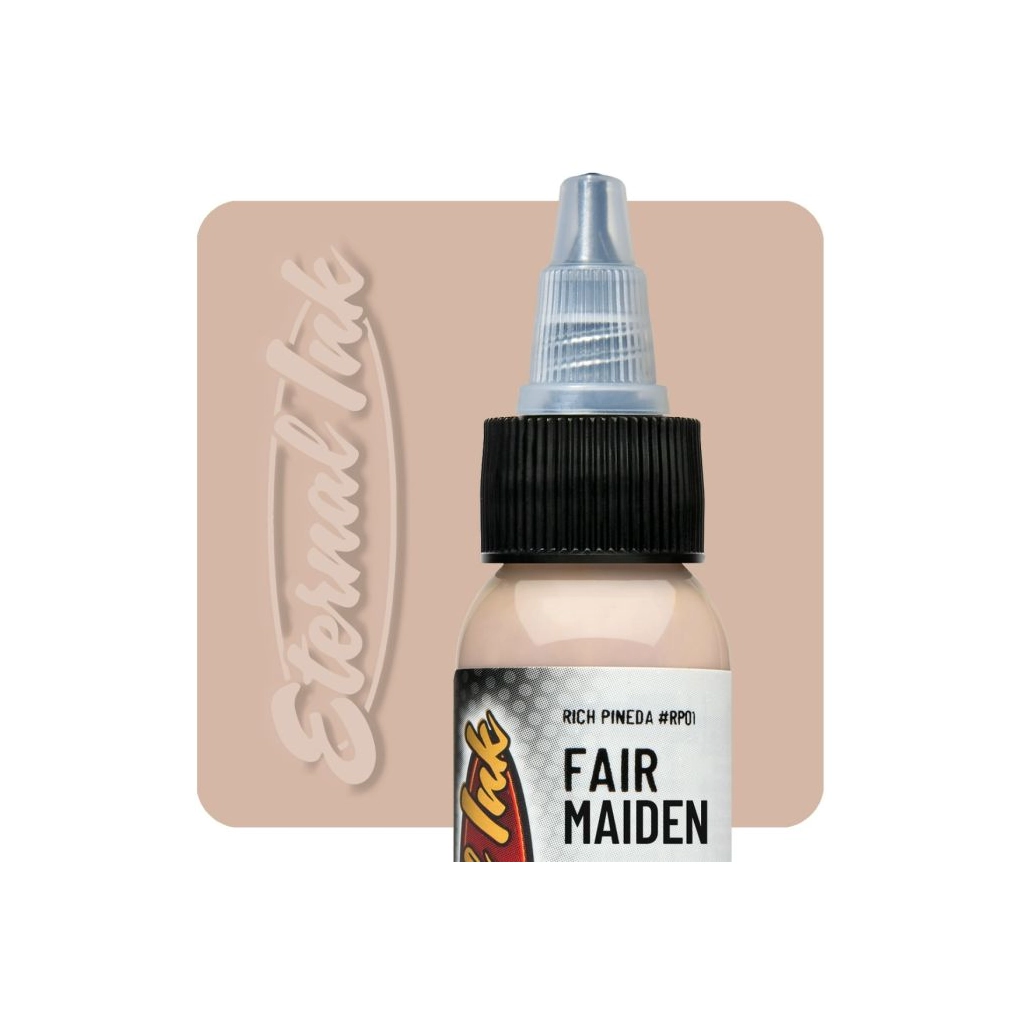 Encre Entrainement Tattoo Marron - Eternal Ink Rich Pineda Fair Maiden - Encre artistique pour l'entraînement au tatouage NON REACH 30 ml*