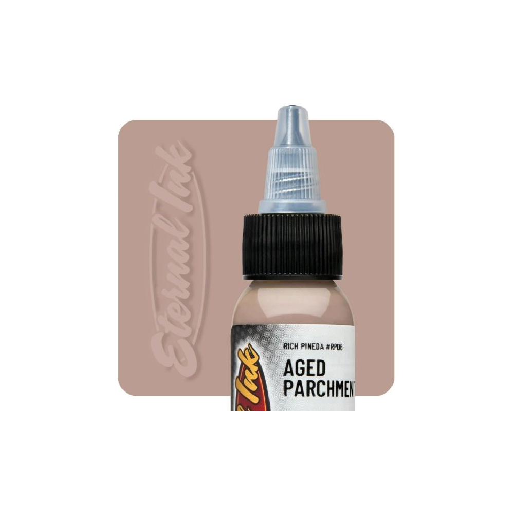 Eternal Ink Rich Pineda Aged Parchment - Encre artistique pour entraînement tatouage NON REACH