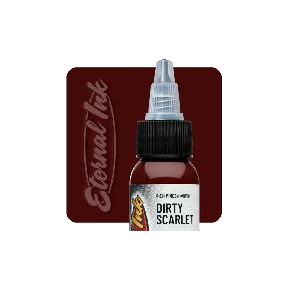 Eternal Ink Rich Pineda Dirty Scarlet - Encre artistique pour entraînement tatouage NON REACH