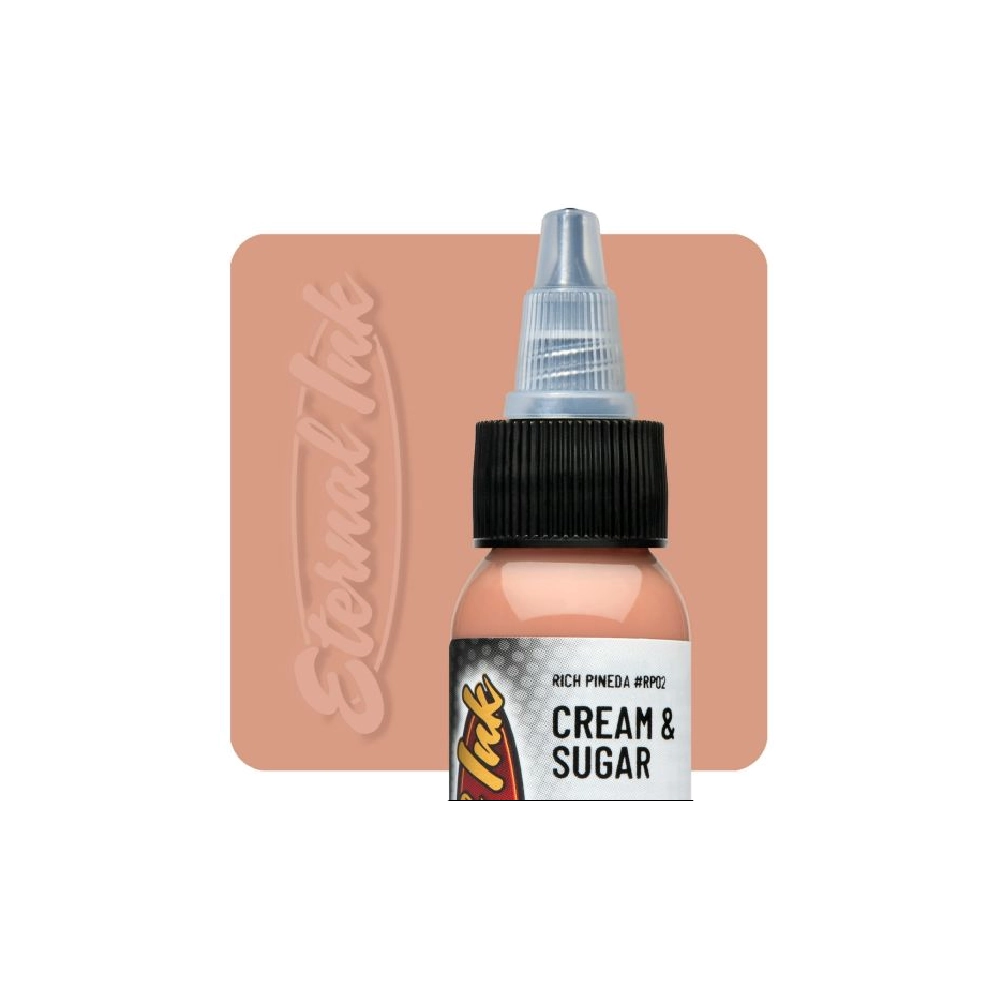 Eternal Ink Rich Pineda Cream & Sugar - Encre artistique pour entraînement tatouage NON REACH
