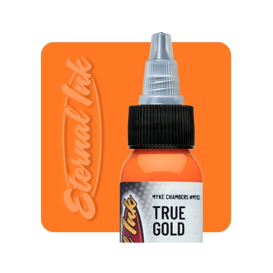 Eternal Ink Myke Chambers True Gold - Encre artistique pour entraînement tatouage NON REACH