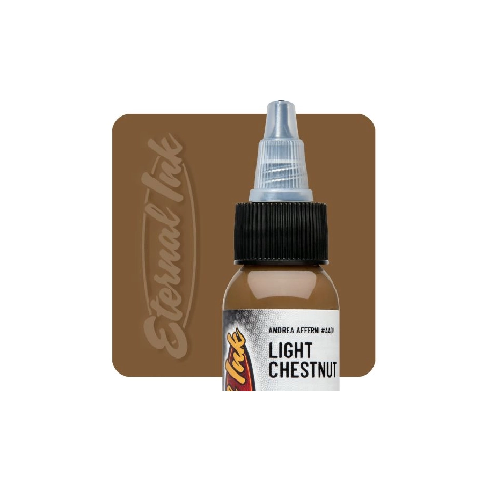 Eternal Ink Andrea Afferni Light Chestnut - Encre artistique pour entraînement tatouage NON REACH