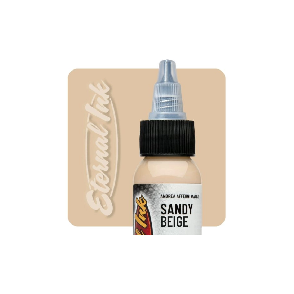 Eternal Ink Andrea Afferni Sandy Beige - Encre artistique pour entraînement tatouage NON REACH