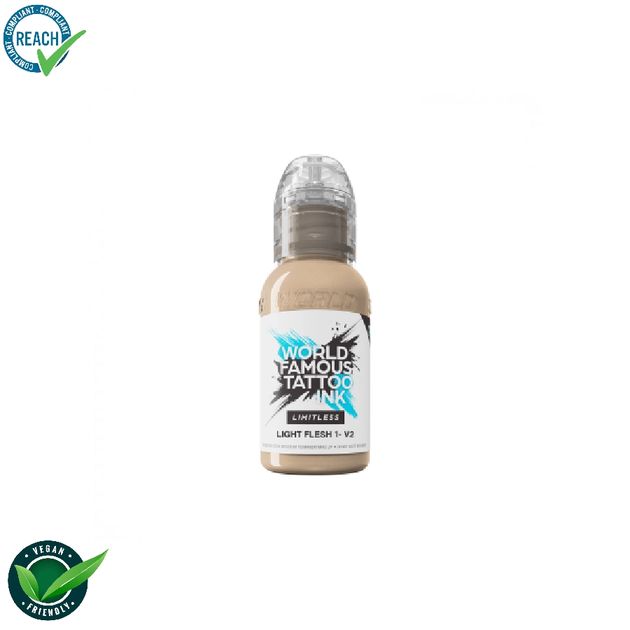 World famous ink limitless Light Flesh 1 v2 - encre pour le tatouage REACH