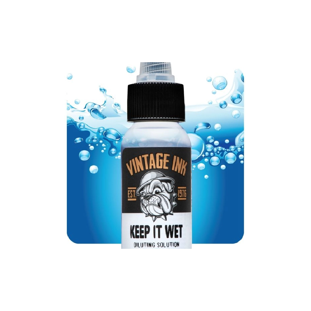 Eternal Ink Vintage Ink Keep It Wet - Encre artistique pour entrainement tatouage NON REACH