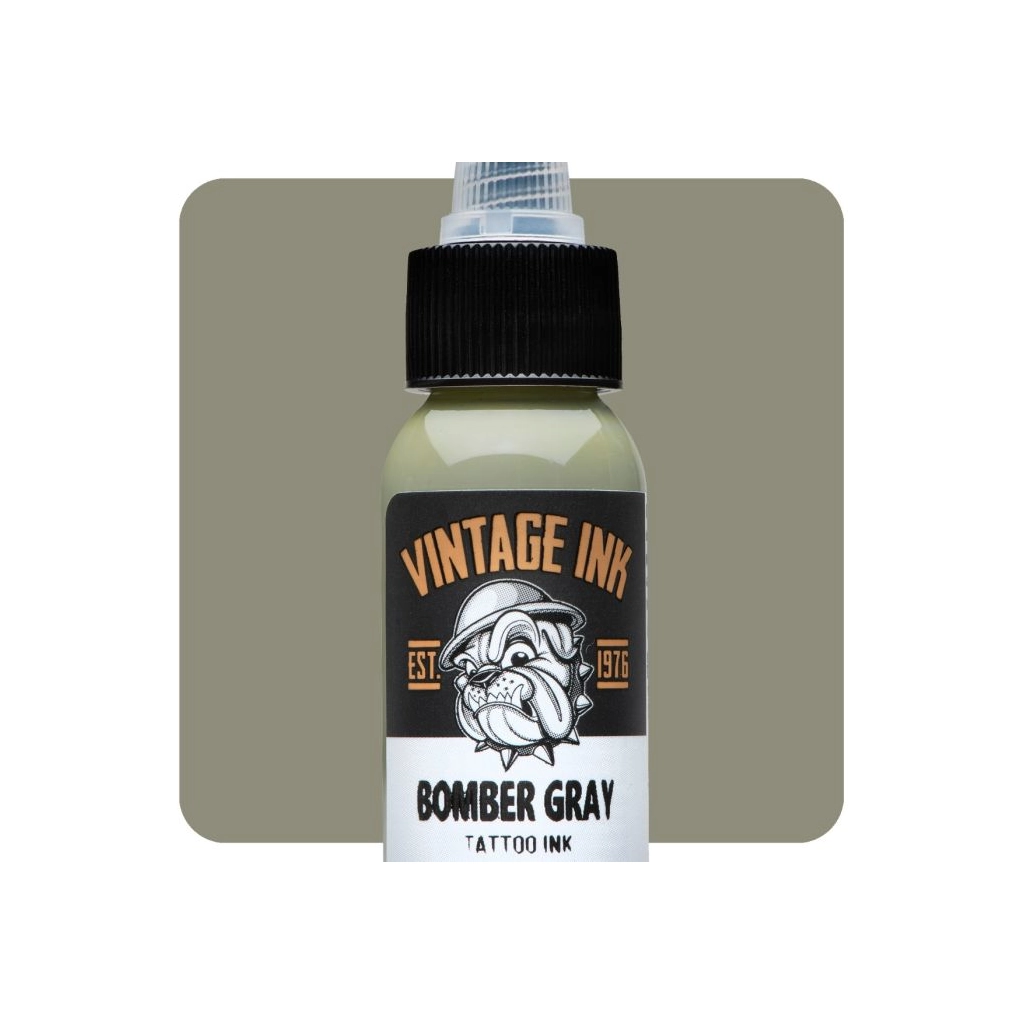 Eternal Ink Vintage Ink Bomber Gray - Encre artistique pour entrainement tatouage NON REACH