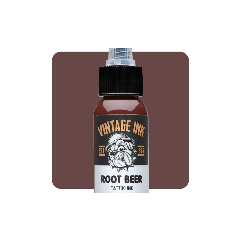 Eternal Ink Vintage Ink Root Beer - Encre artistique pour entrainement tatouage NON REACH