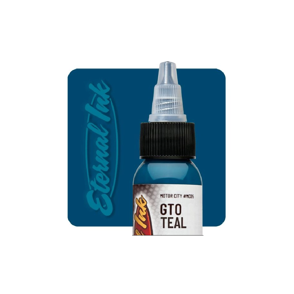 Eternal Ink Motor City Gto Teal - Encre artistique pour entraînement tatouage NON REACH