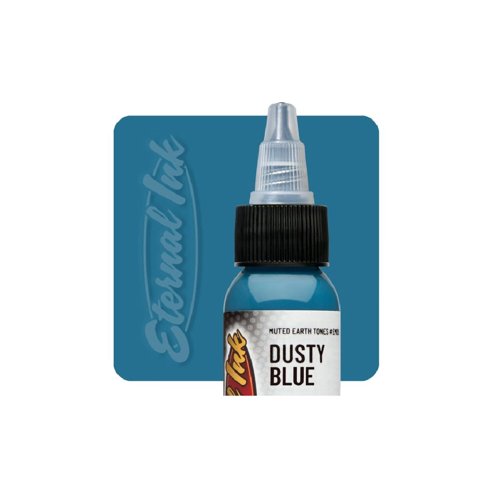 Eternal Ink Muted Earthtone Dusty Blue - Encre artistique pour entraînement tatouage NON REACH