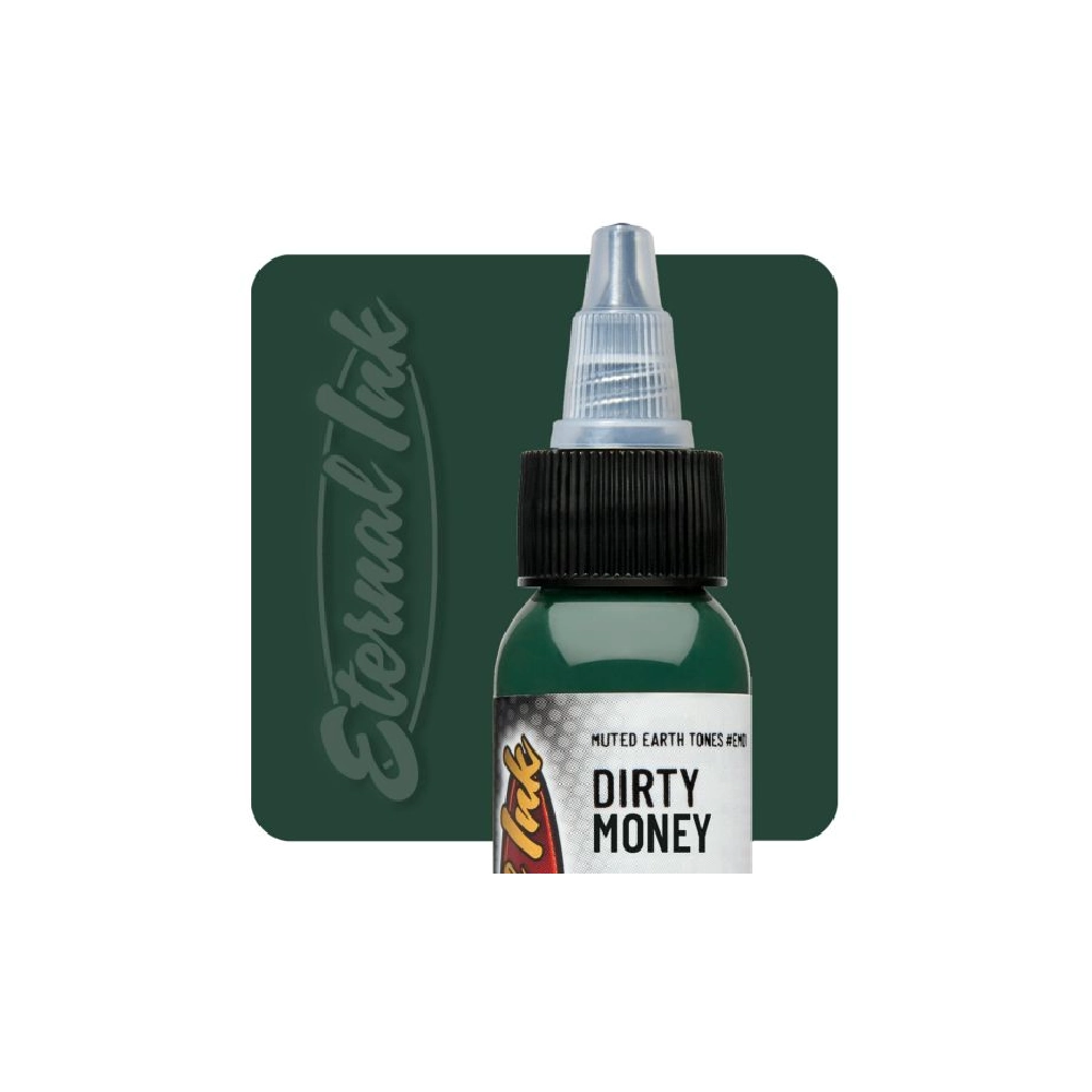 Eternal Ink Muted Earthtone Dirty Money - Encre artistique pour entraînement tatouage NON REACH