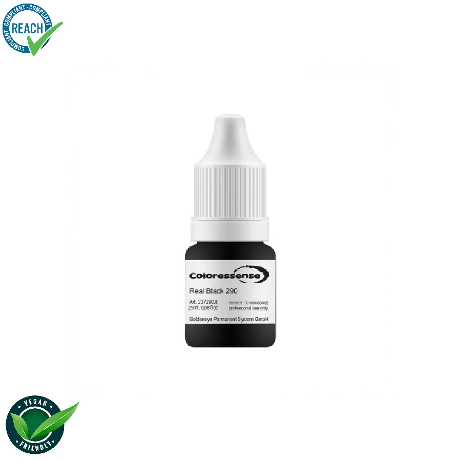 Goldeneye Coloressense Real Black - Mélange pour le maquillage permanent encre REACH