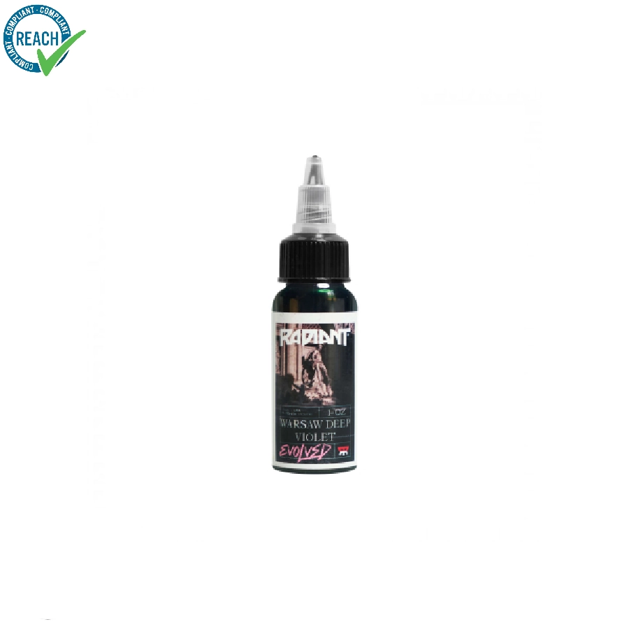 Radiant Evolved Warsaw Deep Violet - Mélange pour le tatouage encre REACH 30 ml
