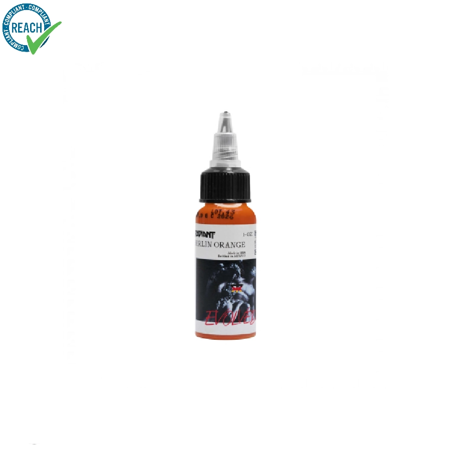 Radiant Evolved Berlin Orange - Mélange pour le tatouage encre REACH 30 ml