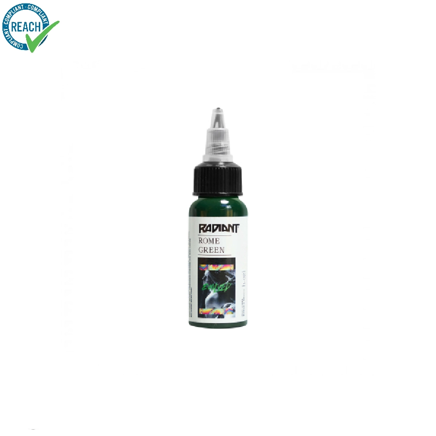 Radiant Evolved Rome Green - Mélange pour le tatouage encre REACH 30 ml