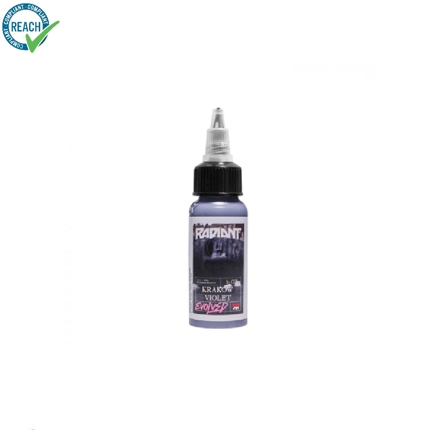 Encre Tatouage Violet - Radiant Evolved Krakow Violet - Mélange pour le tatouage encre REACH 30 ml