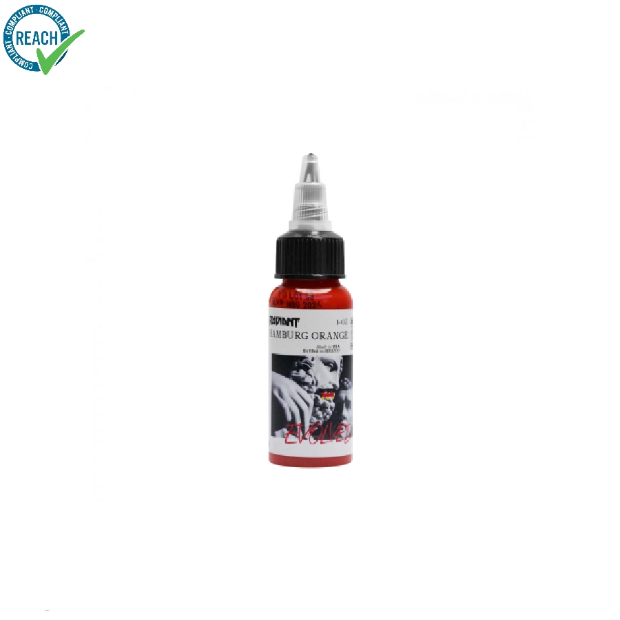 Radiant Evolved Hamburg Orange - Mélange pour le tatouage encre REACH 30 ml