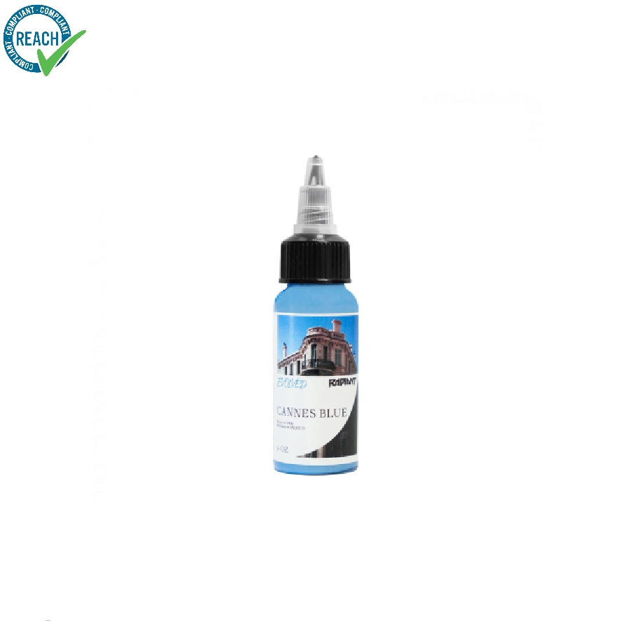 Radiant Evolved Cannes Blue - Mélange pour le tatouage encre REACH 30 ml