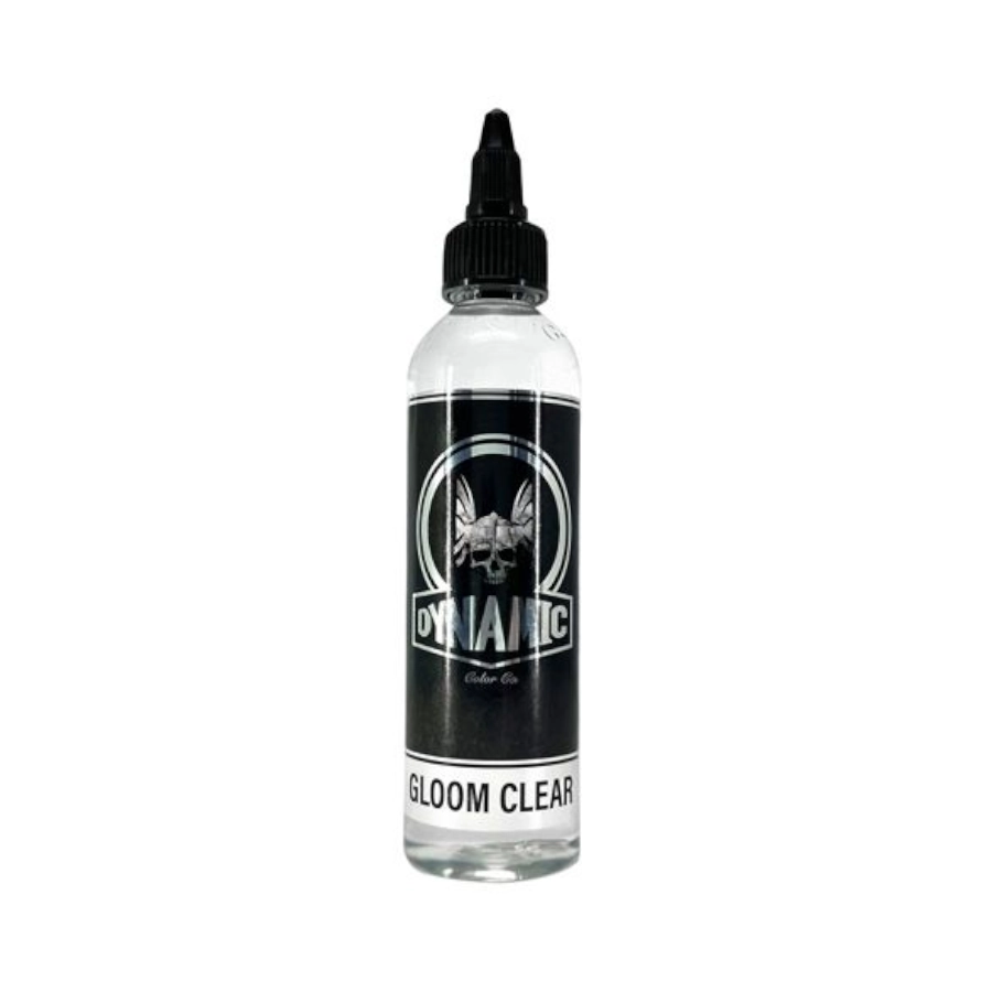 Diluant Encre Tatouage - Viking by Dynamic Gloom Clear Reach - Bouteille de 120 ml pour la dilution des encres de tatouage REACH