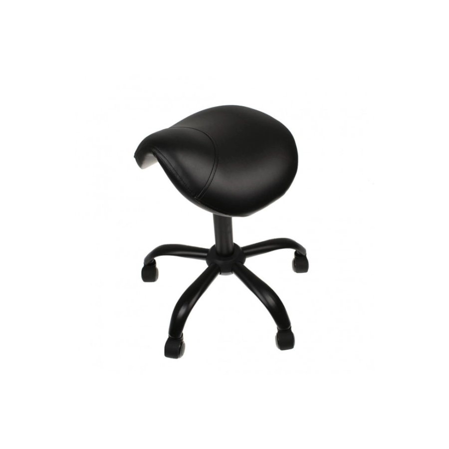 Tabouret Artiste Tattoo Piercing - Saddle Stool Professional - Tabouret pour artiste tatoueur et pierceur avec assise selle de cheval 2 coloris