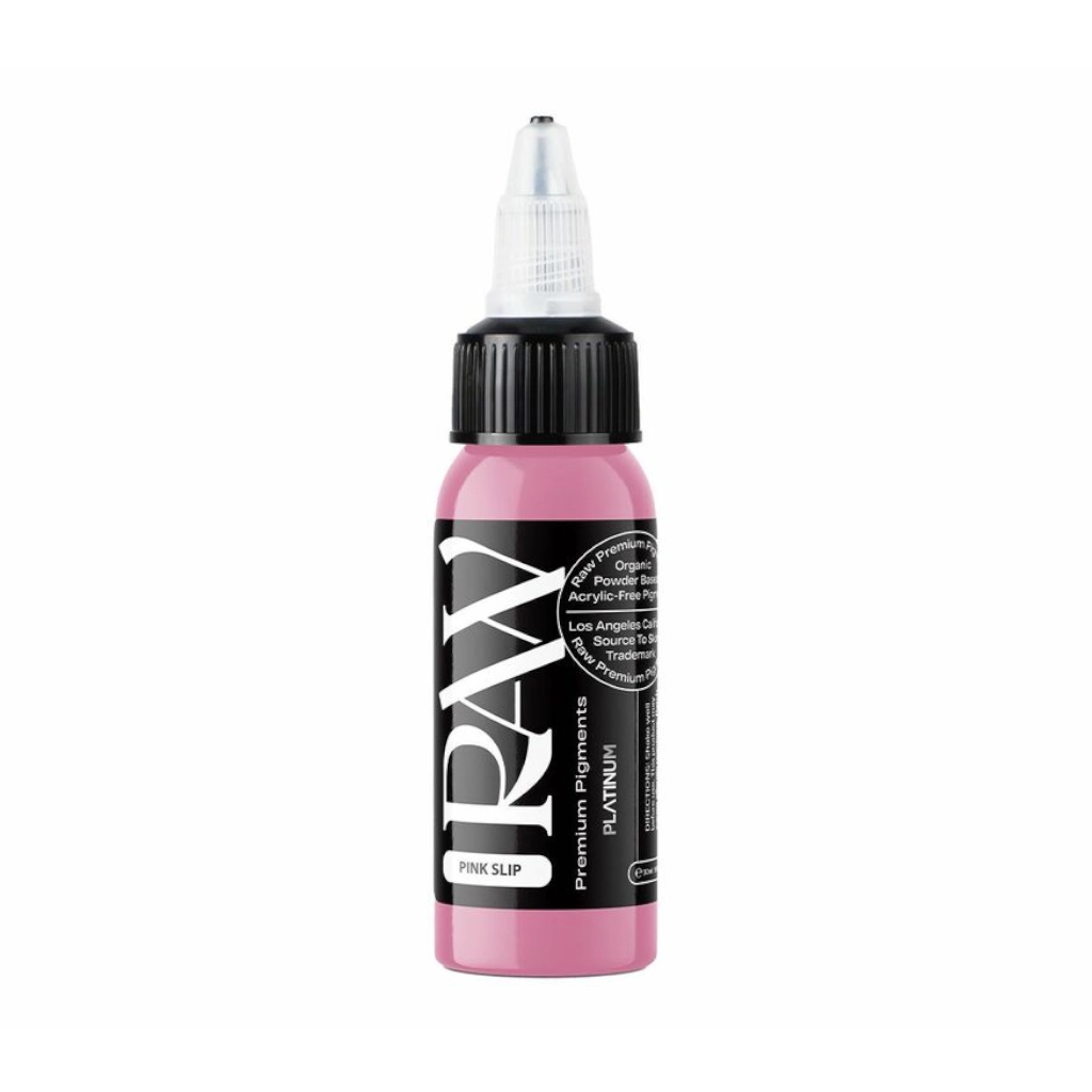 Raw Pigments Pink Slip - Mélange pour le tatouage encre REACH 30ml