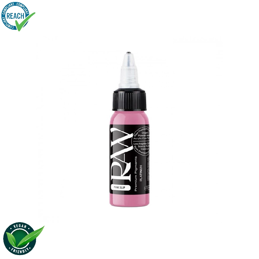 Raw Pigments Pink Slip - Mélange pour le tatouage encre REACH 30ml