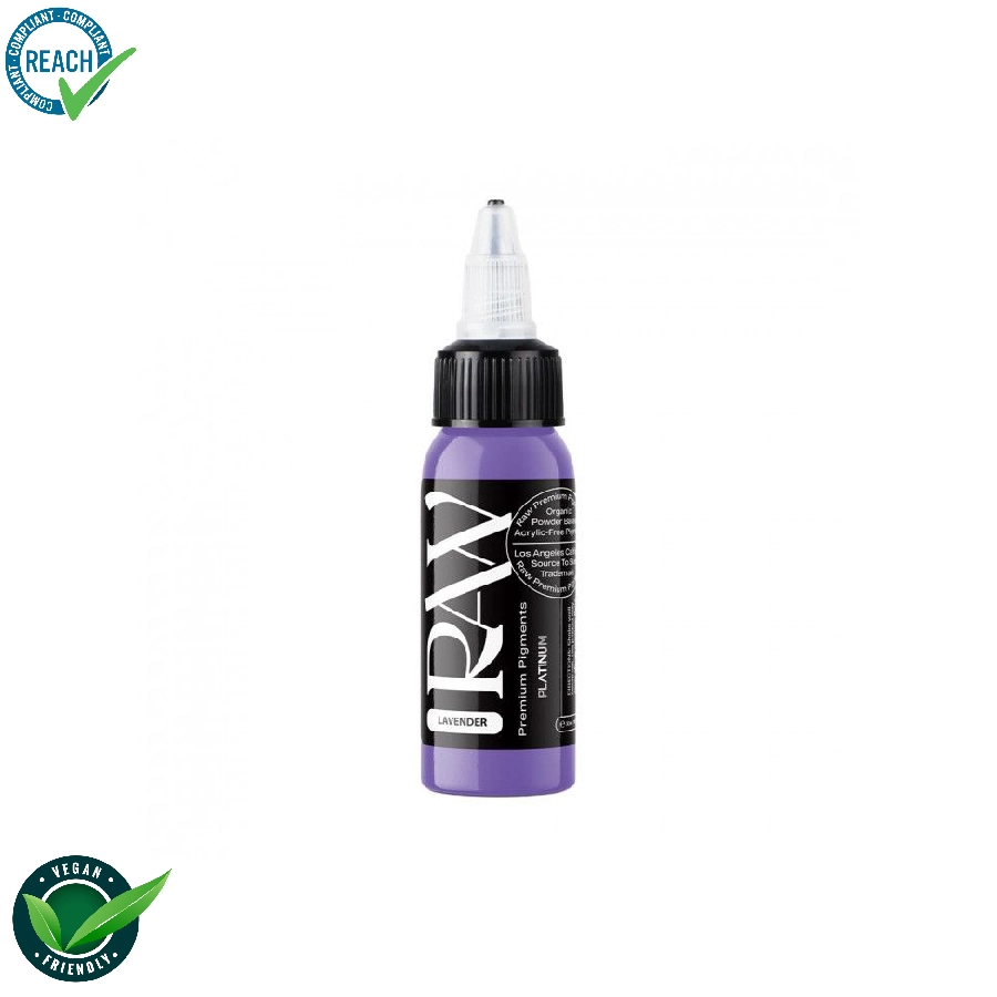 Encre Tattoo Violet - Raw Pigments Lavender - Mélange pour le tatouage encre REACH 30 ml