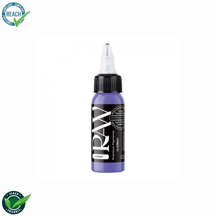 Raw Pigments Barney - Mélange pour le tatouage encre REACH 30ml