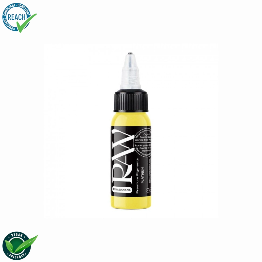 Raw Pigments Anna Banana - Mélange pour le tatouage encre REACH 30ml