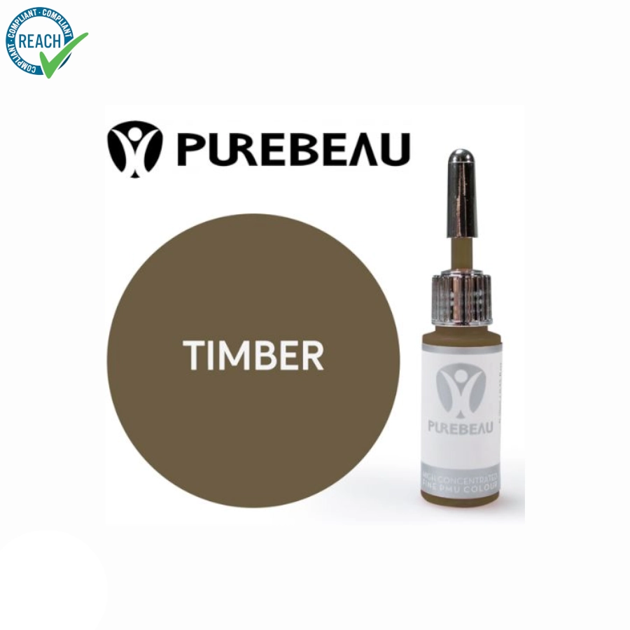 Encre Pmu Brun - Purebeau Timber - Melange pour maquillage permanent sourcil sterile 3 ml