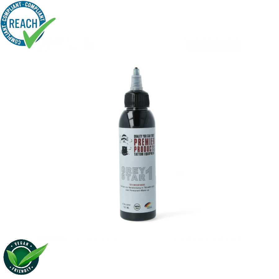 Premier Products Greystar - Mélange pour le tatouage encre REACH 120ml greywash