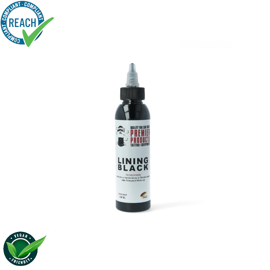 Premier Products Lining Black - Mélange pour le tatouage encre REACH 120ml