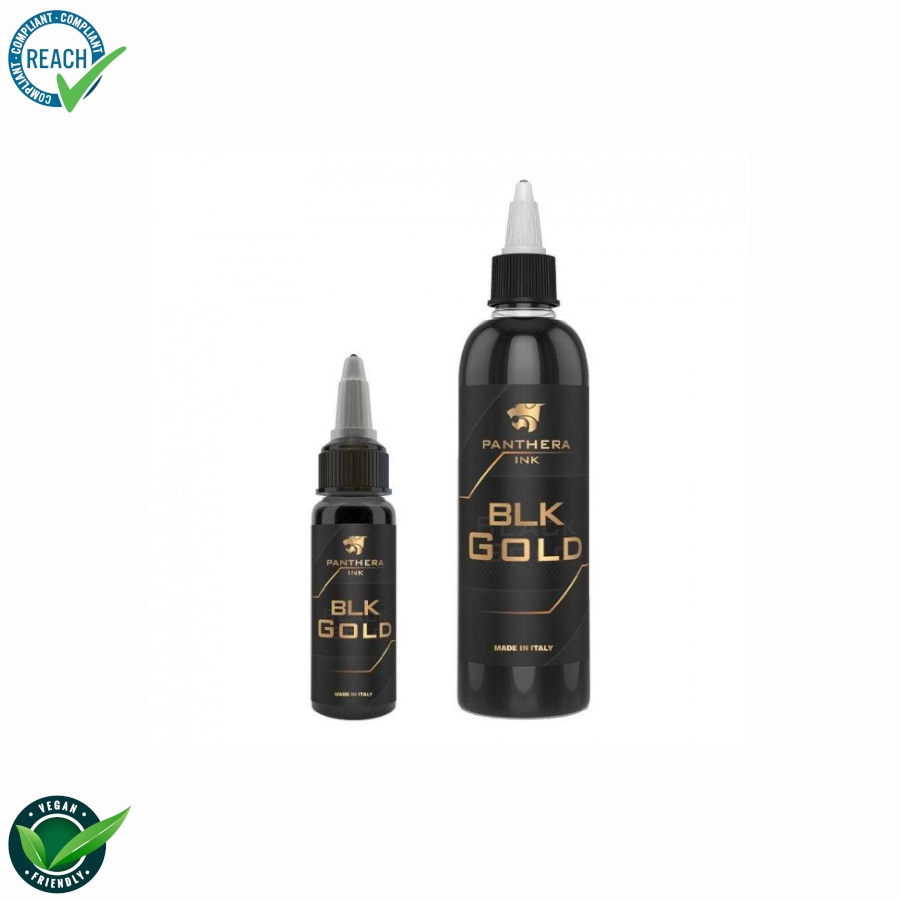 Encre Noir Polyvalente - Panthera Ink Black gold - Melange pour le tatouage encre REACH