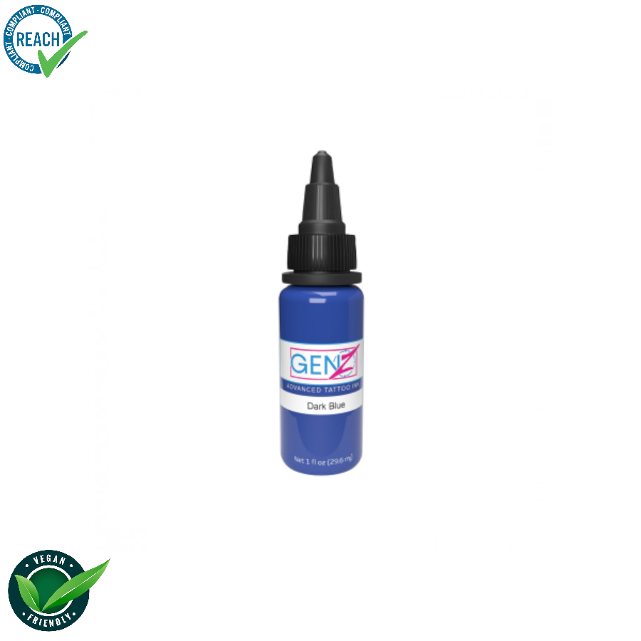 Intenze Ink Gen-Z Dark Blue - Mélange pour le tatouage encre REACH