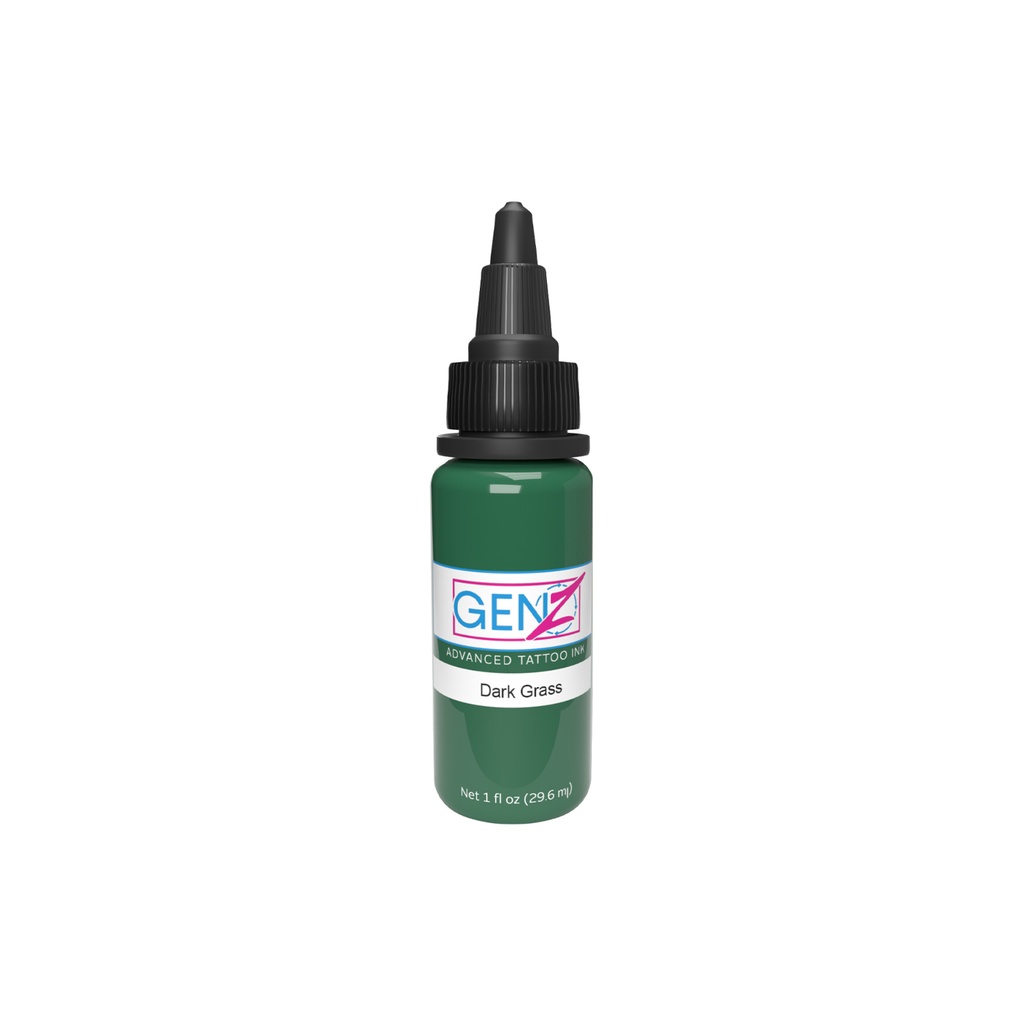 Encre Tattoo verte - Intenze Ink Gen-Z Dark Grass - Mélange pour le tatouage encre reach 30 ml