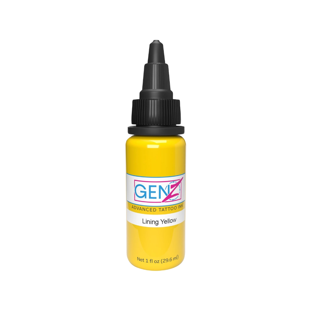 Intenze Ink Gen-Z Lining Yellow - Mélange pour le tatouage encre REACH