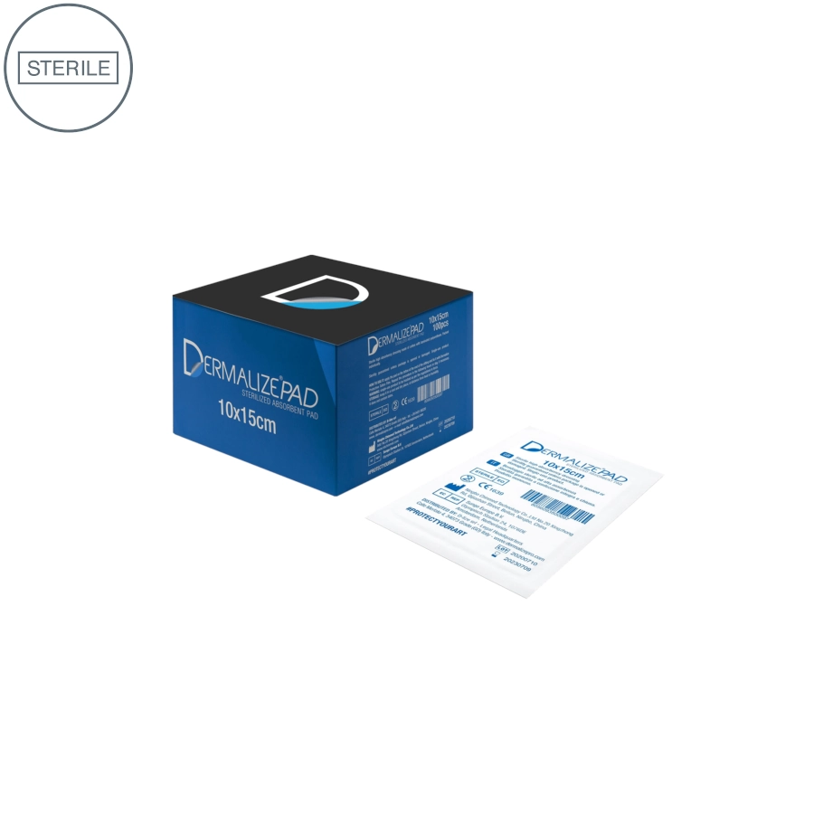 Compresse Tattoo - Dermalize Pad - Boîte de 100 compresses absorbantes stérile